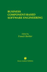 Book Cover for Business Component-Based Software Engineering by Franck Barbier