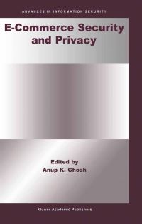 Book Cover for E-Commerce Security and Privacy by Anup K Ghosh