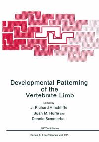 Book Cover for Developmental Patterning of the Vertebrate Limb by JRichard Hinchliffe, Juan M Hurle, Dennis Summerbell