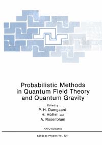 Book Cover for Probabilistic Methods in Quantum Field Theory and Quantum Gravity by Poul Henrik Damgaard, H Hüffel, A Rosenblum