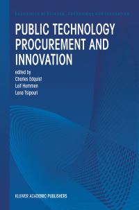 Book Cover for Public Technology Procurement and Innovation by Charles Edquist, Leif Hommen, Lena Tsipouri