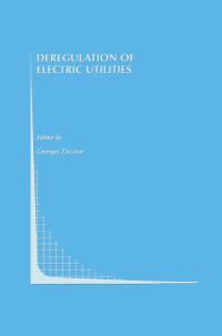 Book Cover for Deregulation of Electric Utilities by Georges Zaccour
