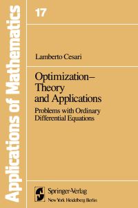 Book Cover for Optimization—Theory and Applications by L Cesari
