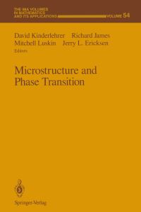 Book Cover for Microstructure and Phase Transition by David Kinderlehrer, Richard James, Mitchell Luskin, Jerry L Ericksen