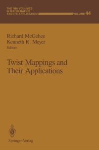 Book Cover for Twist Mappings and Their Applications by Richard McGehee, Kenneth R Meyer