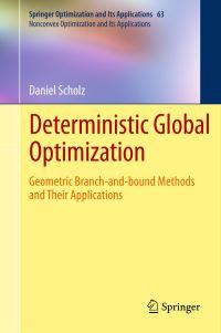 Book Cover for Deterministic Global Optimization by Daniel Scholz