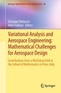 Book Cover for Variational Analysis and Aerospace Engineering by Variational Analysis and Aerospace Engineering Workshop, Giuseppe Buttazzo, Aldo Frediani