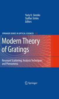 Book Cover for Modern Theory of Gratings by Yuriy K Sirenko, Staffan Ström