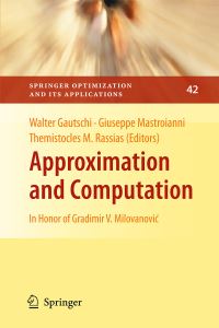 Book Cover for Approximation and Computation by Walter Gautschi, Giuseppe Mastroianni, Themistocles M Rassias