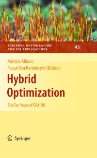 Book Cover for Hybrid Optimization by Pascal van Hentenryck, Michela Milano