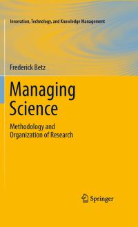 Book Cover for Managing Science by Frederick Betz