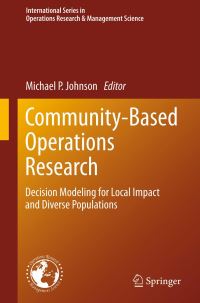 Book Cover for Community-Based Operations Research by Michael P Johnson
