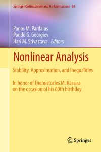 Book Cover for Nonlinear Analysis by Themistocles M Rassias, P M Pardalos, Pando G Georgiev, H M Srivastava
