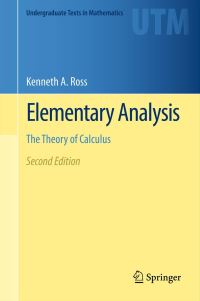 Book Cover for Elementary Analysis by Kenneth A Ross, Jorge M López