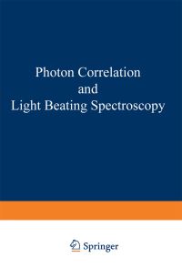 Book Cover for Photon Correlation and Light Beating Spectroscopy by H Cummins