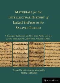 Book Cover for Materials for the Intellectual History of Imami Shiism in the Safavid Period by Sabine Schmidtke