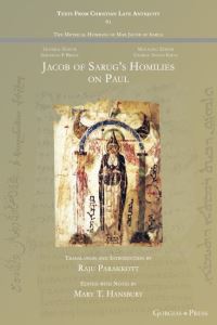 Book Cover for Jacob of Sarug's Homilies on Paul by Jacob