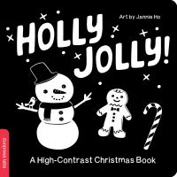 Book Cover for Holly Jolly! A High-Contrast Christmas Book by duopress