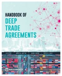 Book Cover for Handbook of Deep Trade Agreements by Aaditya Mattoo, Nadia Rocha, Michele Ruta