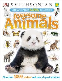 Book Cover for Ultimate Sticker Activity Collection Awesome Animals by DK