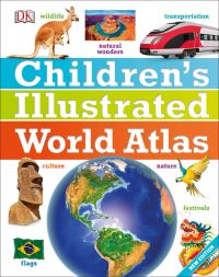Book Cover for Children's Illustrated World Atlas by Simon Adams, Mary Atkinson, Sarah Phillips, John Woodward, Kathleen Baker
