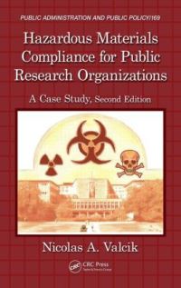 Book Cover for Hazardous Materials Compliance for Public Research Organizations by Nicolas A Valcik