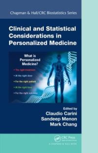 Book Cover for Clinical and Statistical Considerations in Personalized Medicine by Claudio Carini