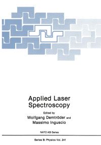 Book Cover for Applied Laser Spectroscopy by Wolfgang Demtröder, Massimo Inguscio