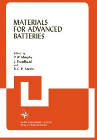 Book Cover for Materials for Advanced Batteries. VI Materials Science by D Murphy