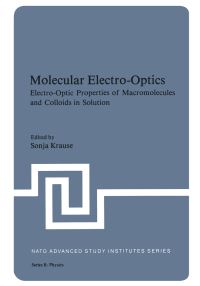Book Cover for Molecular Electro-Optics by Sonja Krause