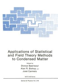 Book Cover for Applications of Statistical and Field Theory Methods to Condensed Matter by Dionys Baeriswyl, Alan R Bishop, J Camelo