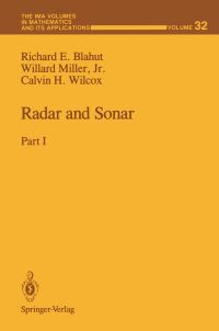 Book Cover for Radar and Sonar by Richard E Blahut, Willard Jr Miller, Calvin H Wilcox