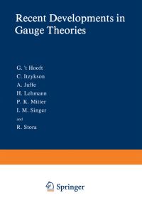 Book Cover for Recent Developments in Gauge Theories by G t Hooft