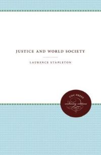 Book Cover for Justice and World Society by Laurence Stapleton