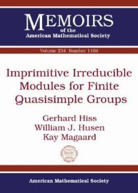 Book Cover for Imprimitive Irreducible Modules for Finite Quasisimple Groups by G Hiss, William J Husen, Kay Magaard