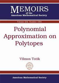 Book Cover for Polynomial Approximation on Polytopes by V Totik, American Mathematical Society