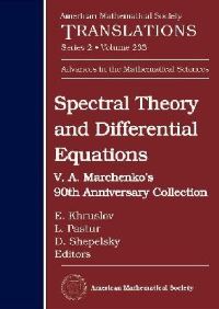 Book Cover for Spectral Theory and Differential Equations by V A Marchenko