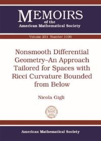 Book Cover for Nonsmooth Differential Geometry by Nicola Gigli