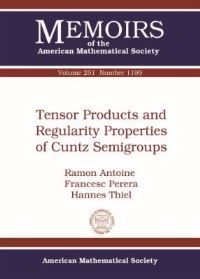 Book Cover for Tensor Products and Regularity Properties of Cuntz Semigroups by Ramon Antoine, Francesc Perera, Hannes Thiel