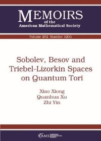 Book Cover for Sobolev, Besov, and Triebel-Lizorkin Spaces on Quantum Tori by Xiao Xiong, Quanhua Xu, Zhi Yin