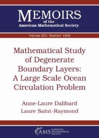 Book Cover for Mathematical Study of Degenerate Boundary Layers by AnneLaure Dalibard, Laure SaintRaymond