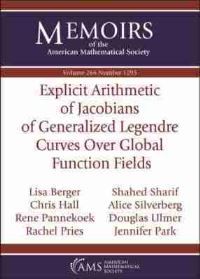 Book Cover for Explicit Arithmetic of Jacobians of Generalized Legendre Curves Over Global Function Fields by Lisa Berger, Chris Hall, René Pannekoek, Jennifer Mun Young Park, Rachel Pries, Shahed Sharif, Alice Silverberg, Douglas Ulmer