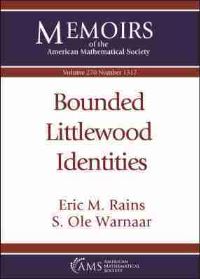 Book Cover for Bounded Littlewood Identities by Eric M Rains, S Ole Warnaar