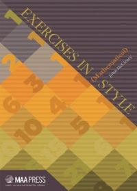 Book Cover for Exercises in (Mathematical) Style by John McCleary