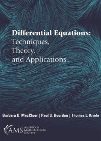 Book Cover for Differential Equations by Barbara D MacCluer, Paul Bourdon, Thomas L Kriete