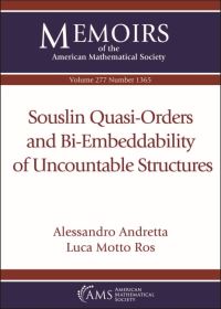 Book Cover for Souslin Quasi-Orders and Bi-Embeddability of Uncountable Structures by Alessandro Andretta, Luca Motto Ros