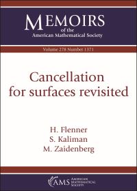 Book Cover for Cancellation for Surfaces Revisited by H Flenner, S Kaliman, Mikhail Zaidenberg
