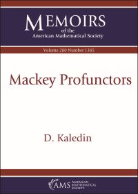 Book Cover for Mackey Profunctors by Dmitri Kaledin