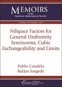 Book Cover for Nilspace Factors for General Uniformity Seminorms, Cubic Exchangeability and Limits by Pablo Candela, Balazs Szegedy