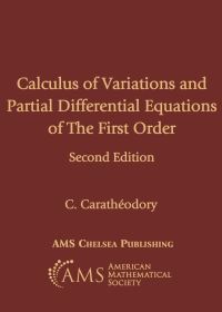 Book Cover for Calculus of Variations and Partial Differential Equations of First Order by C Caratheodory